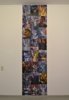 Uwe Poth, woodcut on print/Berlin, 2013, 90 x 320 cm